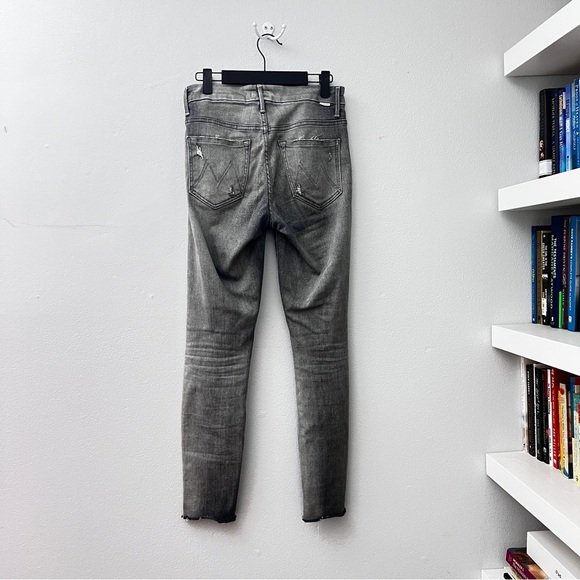 Mother HW Looker Ankle Fray Best Kept in the Shadows  Jeans Size 26 - Picture 7 of 13